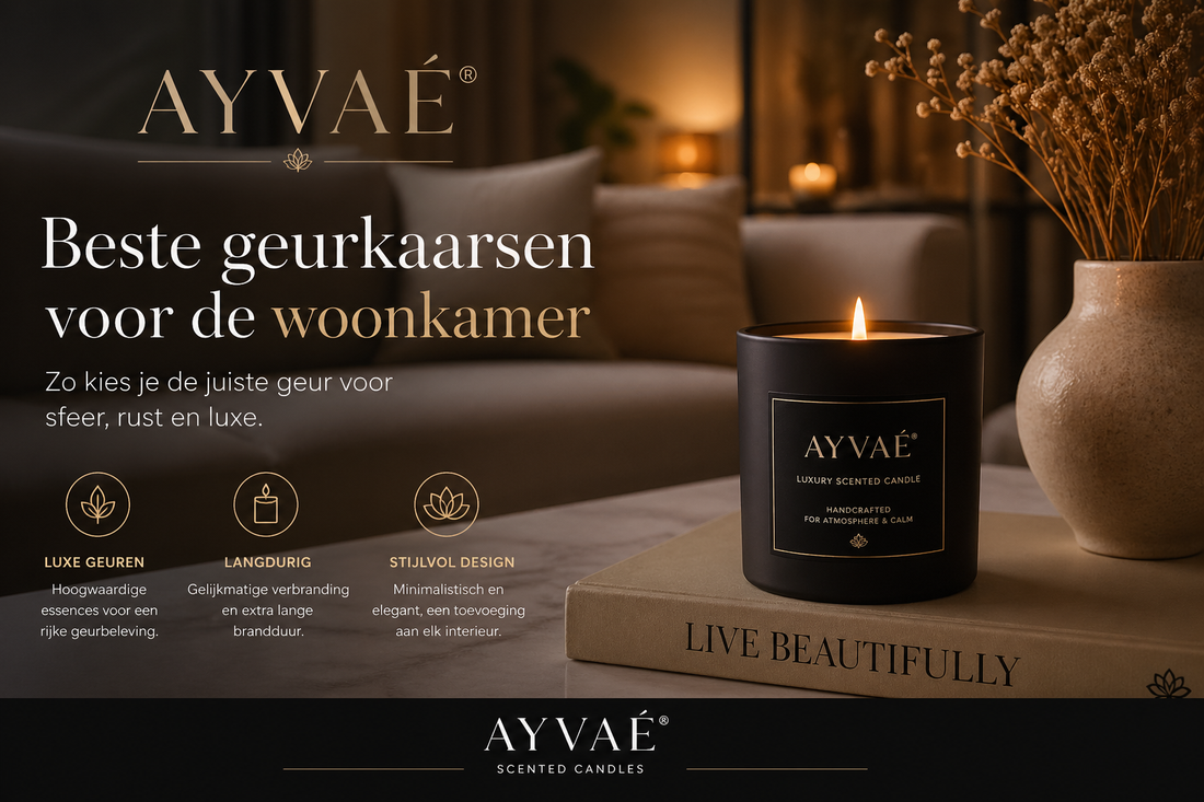 Beste geurkaarsen voor de woonkamer: zo kies je de juiste geur