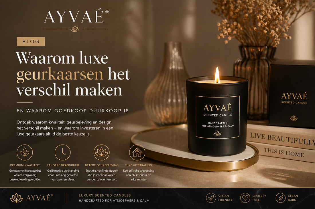 Waarom luxe geurkaarsen het verschil maken (en waarom goedkoop duurkoop is)
