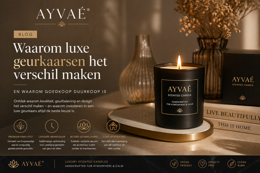 Waarom luxe geurkaarsen het verschil maken (en waarom goedkoop duurkoop is)