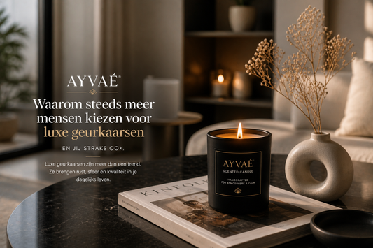 Waar geurkaarsen vroeger vooral functioneel waren, zijn ze vandaag de dag uitgegroeid tot een essentieel onderdeel van een stijlvol interieur. Steeds meer mensen kiezen bewust voor luxe geurkaarsen — en dat is niet zonder reden.