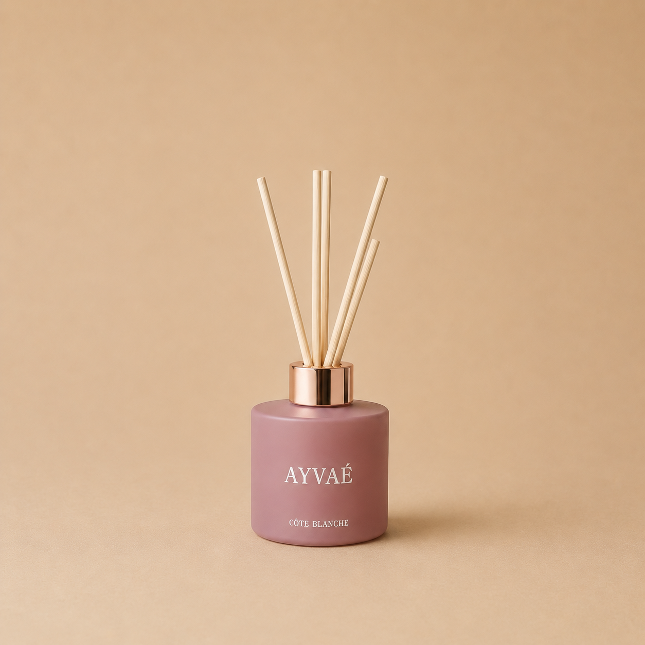 Minimalist Beige Reed Diffuser Set