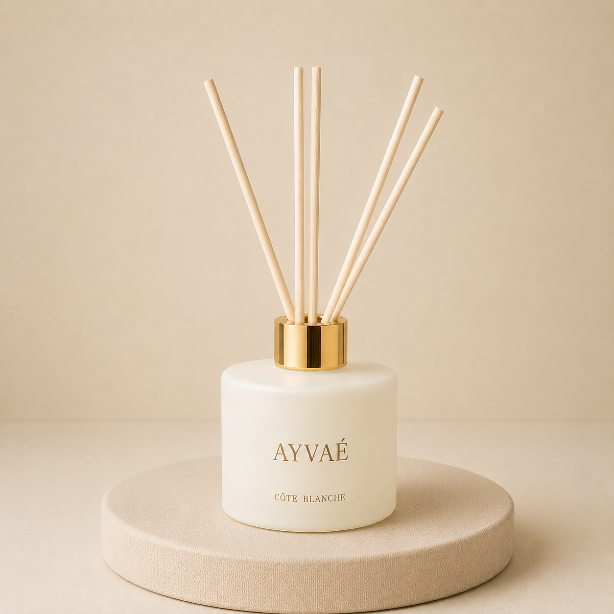 Tortoiseshell Amber Glass Diffuser and Candle Set