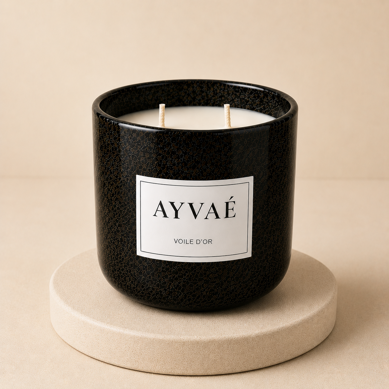 Sleek Black Matte Ceramic Diffuser Set
