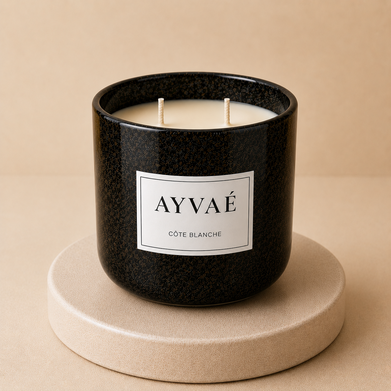 Sleek Black Matte Ceramic Diffuser Set